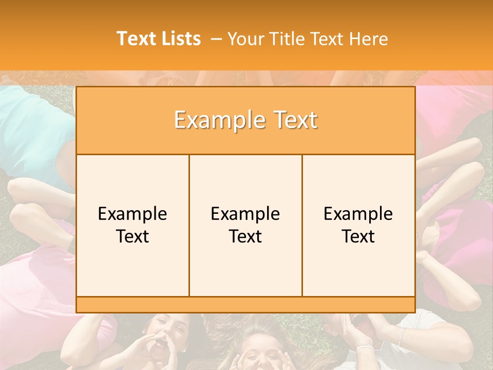 Happy Lawn Friendship PowerPoint Template