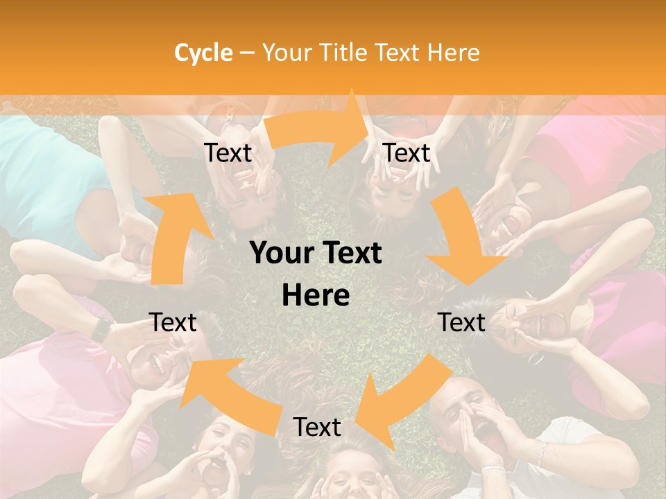 Happy Lawn Friendship PowerPoint Template