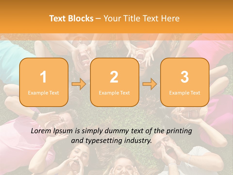 Happy Lawn Friendship PowerPoint Template