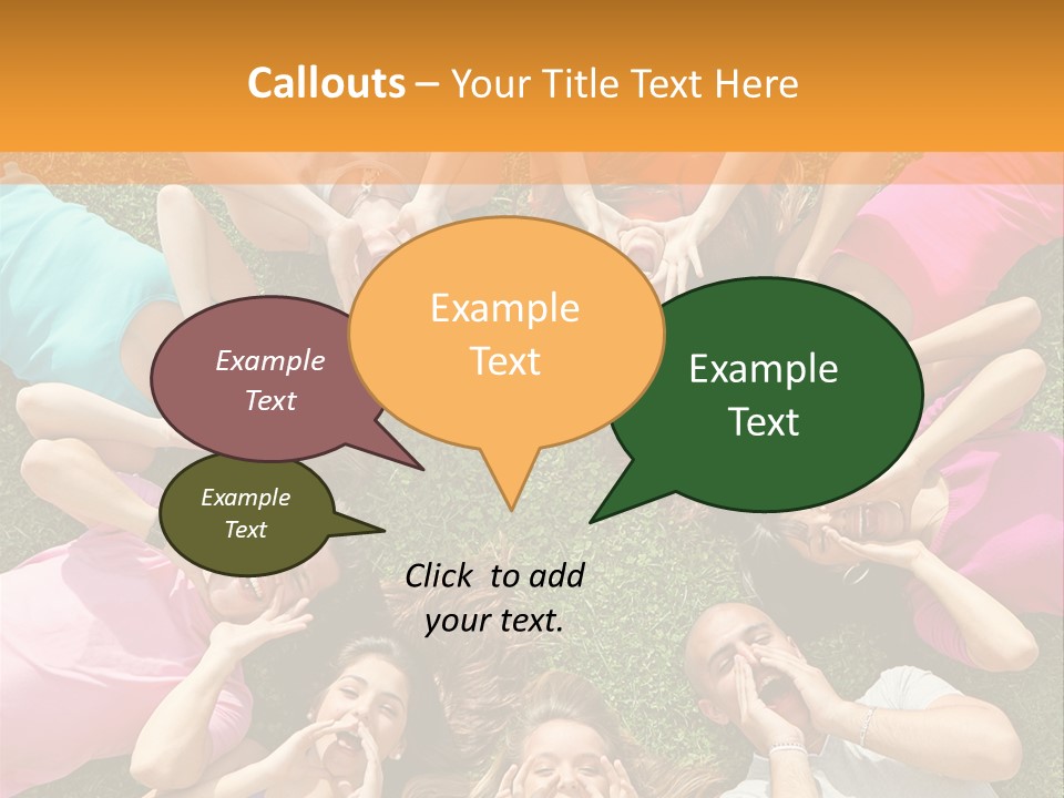 Happy Lawn Friendship PowerPoint Template