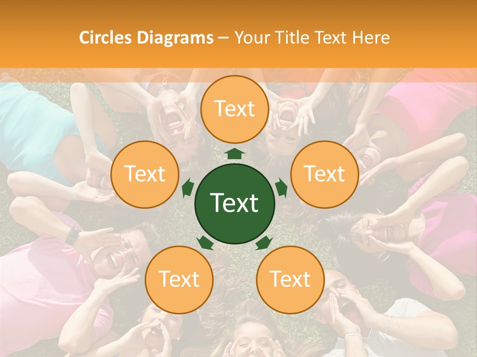 Happy Lawn Friendship PowerPoint Template