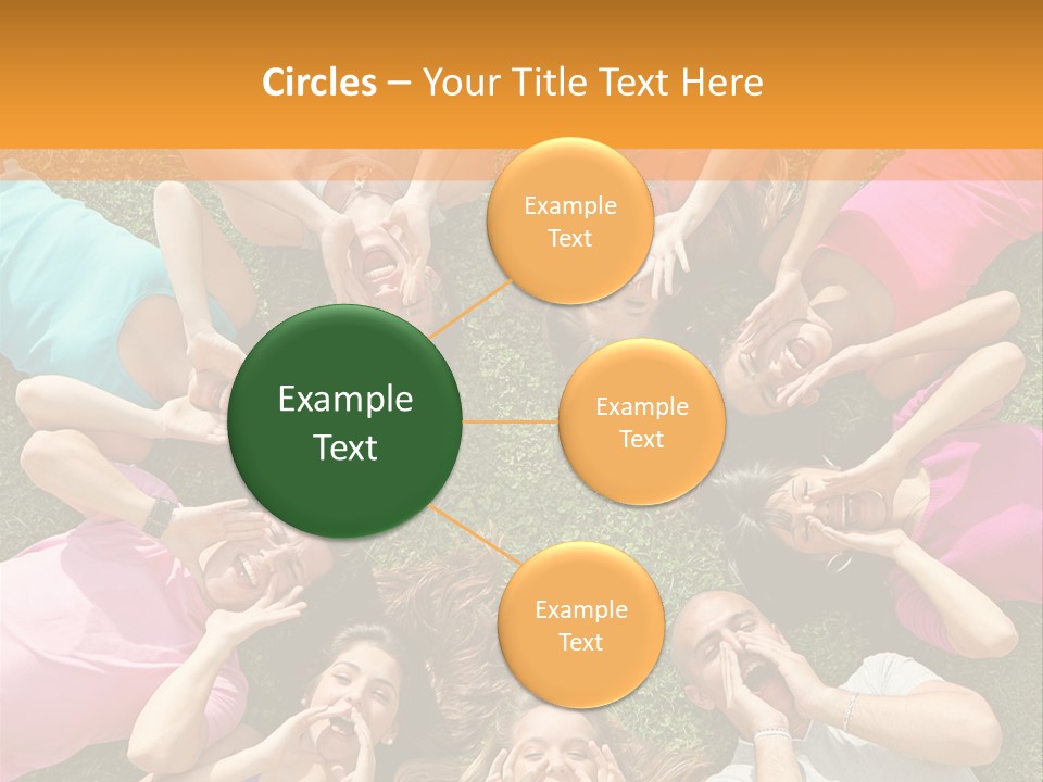 Happy Lawn Friendship PowerPoint Template