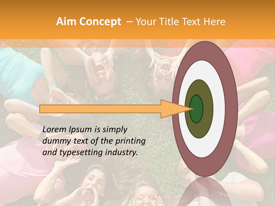 Happy Lawn Friendship PowerPoint Template