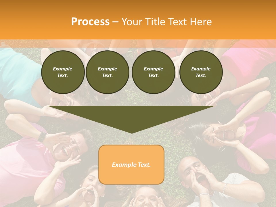Happy Lawn Friendship PowerPoint Template