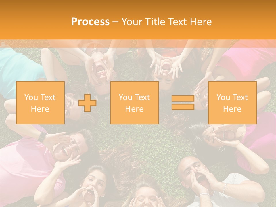 Happy Lawn Friendship PowerPoint Template