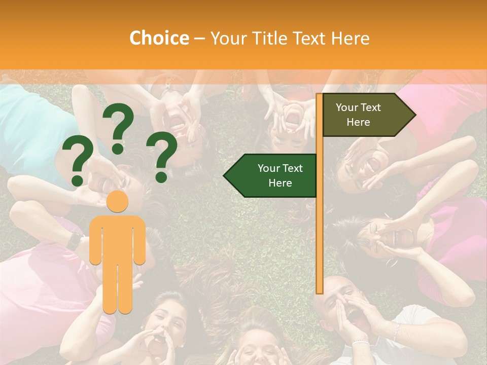 Happy Lawn Friendship PowerPoint Template