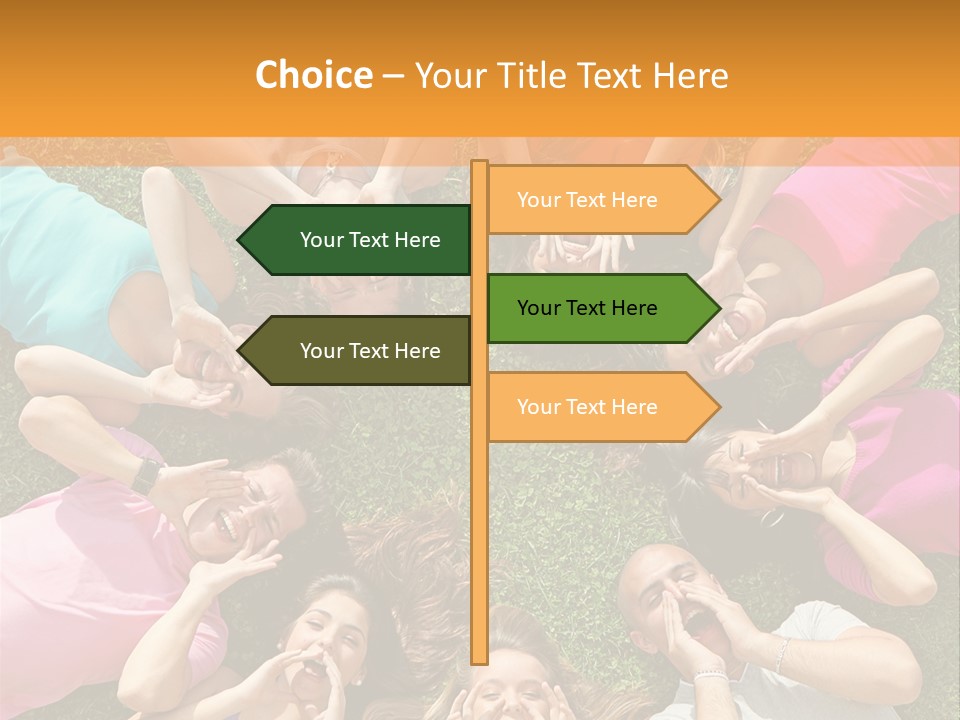 Happy Lawn Friendship PowerPoint Template