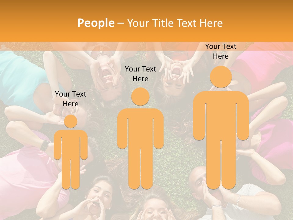 Happy Lawn Friendship PowerPoint Template