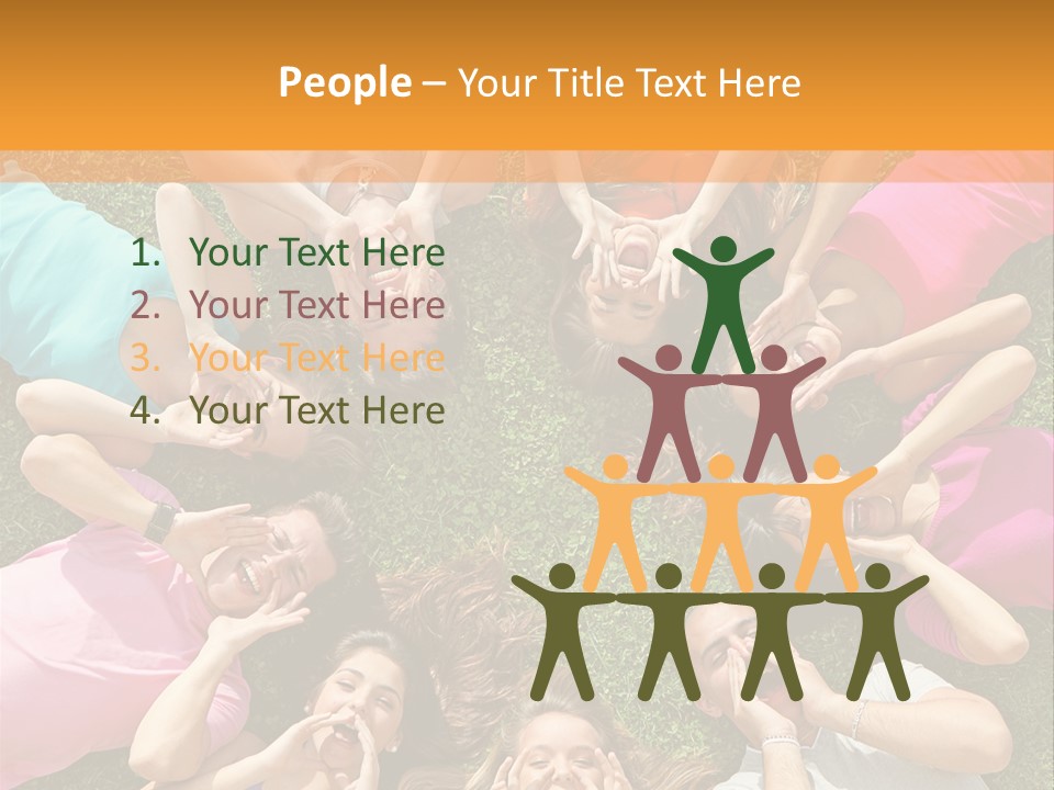 Happy Lawn Friendship PowerPoint Template