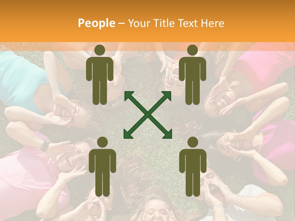 Happy Lawn Friendship PowerPoint Template