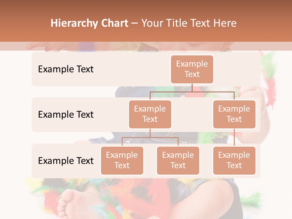 Isolated Child Yellow PowerPoint Template