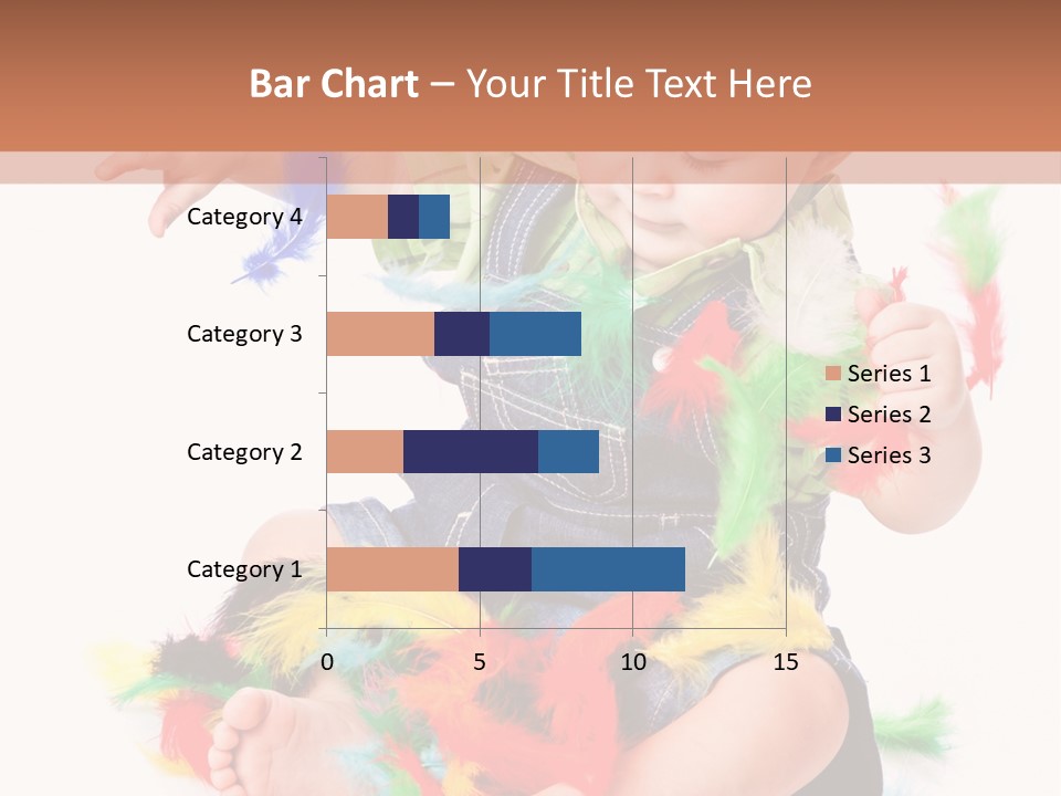 Isolated Child Yellow PowerPoint Template