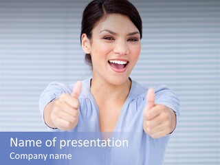 Triumph Confident Successful PowerPoint Template