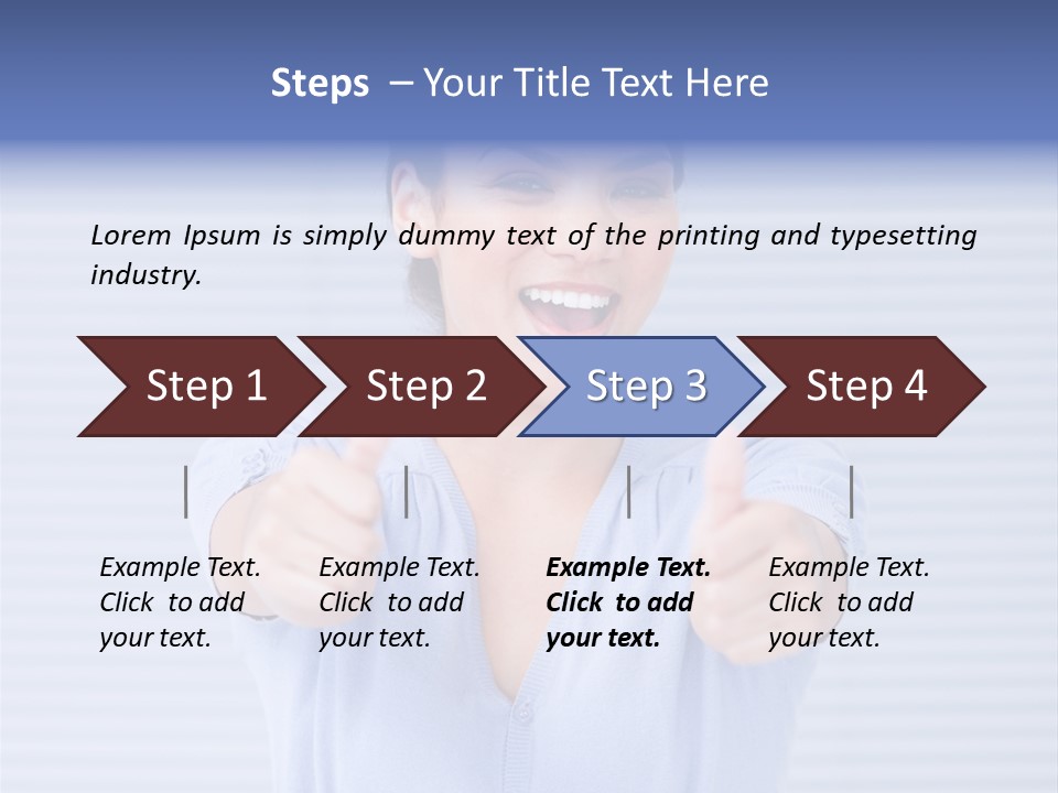 Triumph Confident Successful PowerPoint Template