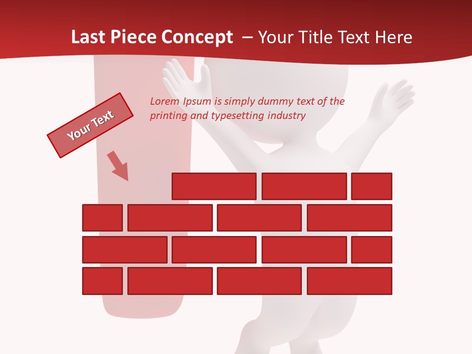 Wonder Abstract Red PowerPoint Template