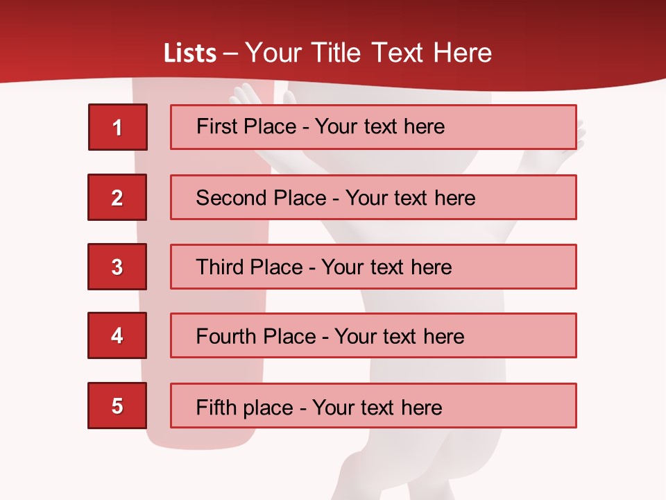 Wonder Abstract Red PowerPoint Template