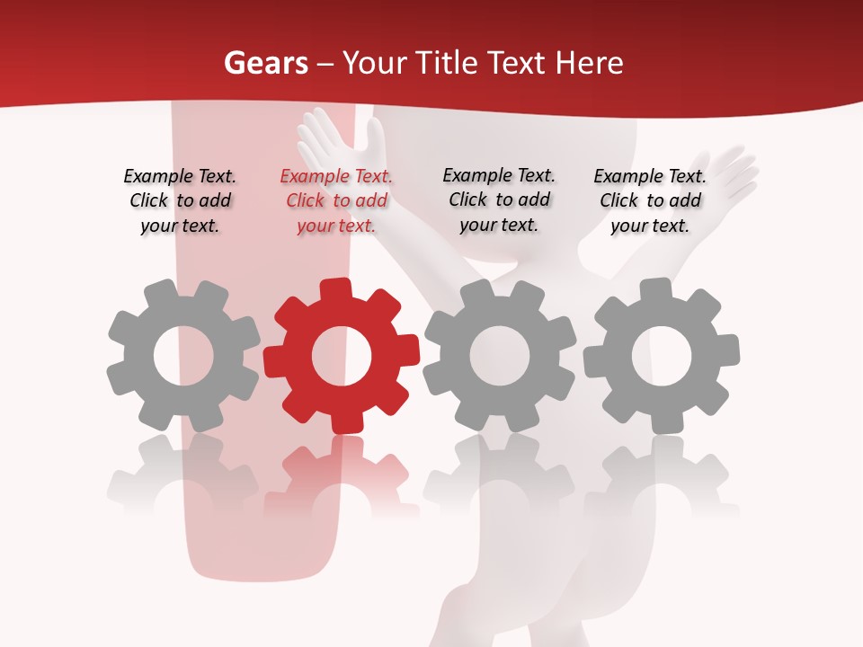 Wonder Abstract Red PowerPoint Template