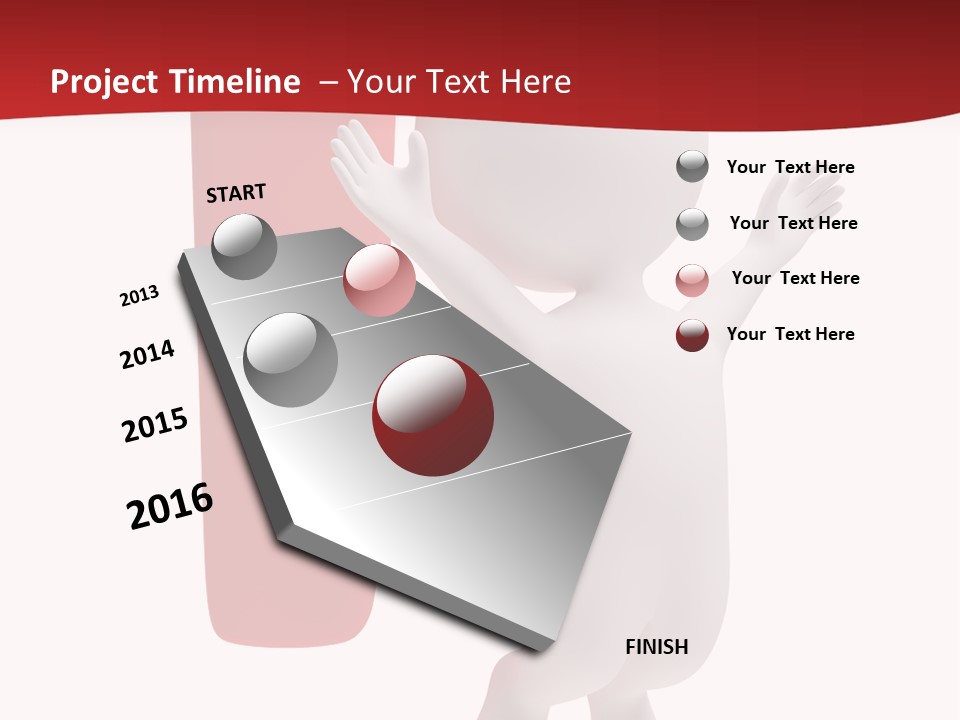 Wonder Abstract Red PowerPoint Template