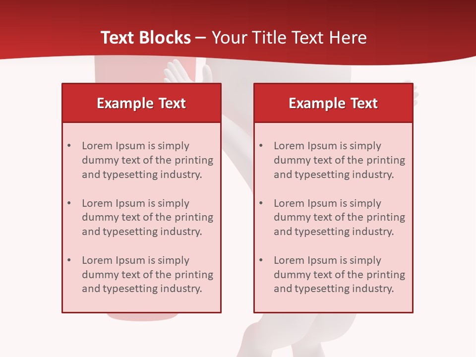 Wonder Abstract Red PowerPoint Template