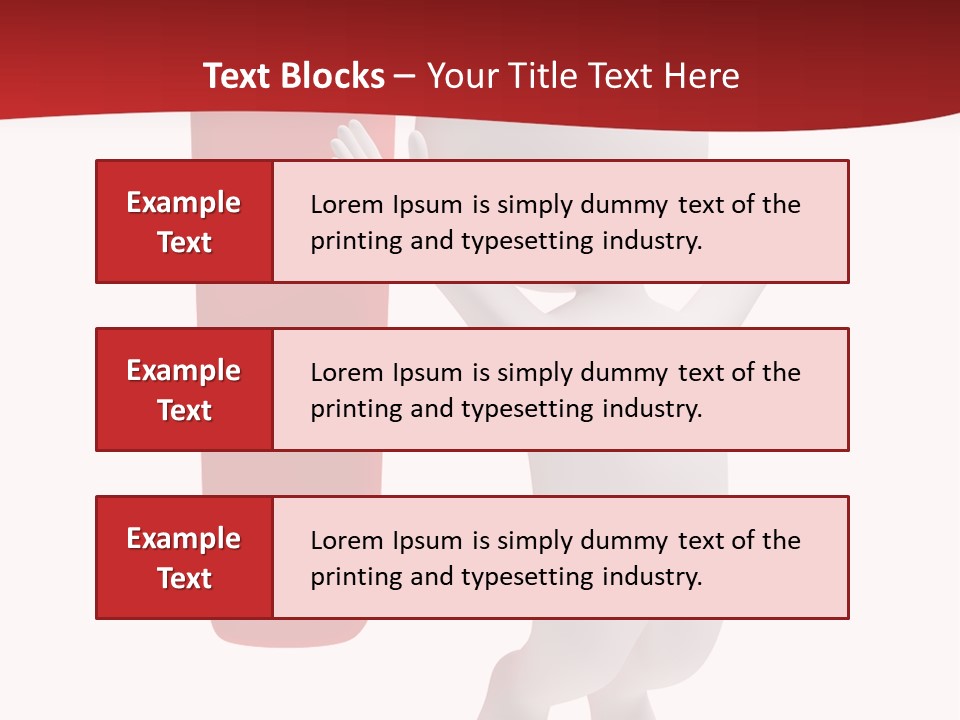 Wonder Abstract Red PowerPoint Template