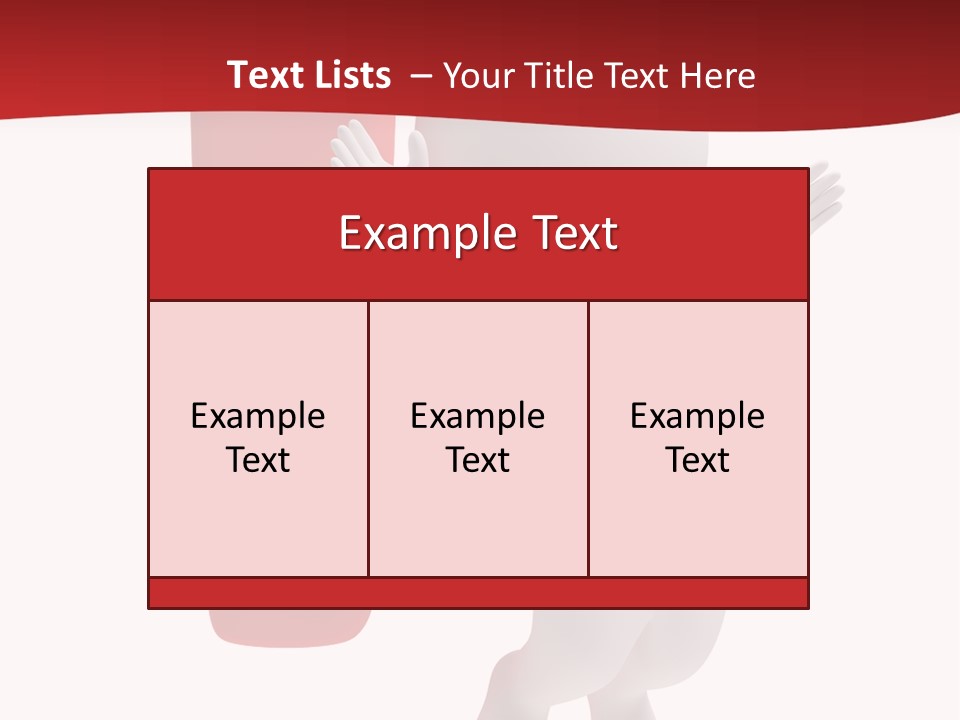 Wonder Abstract Red PowerPoint Template