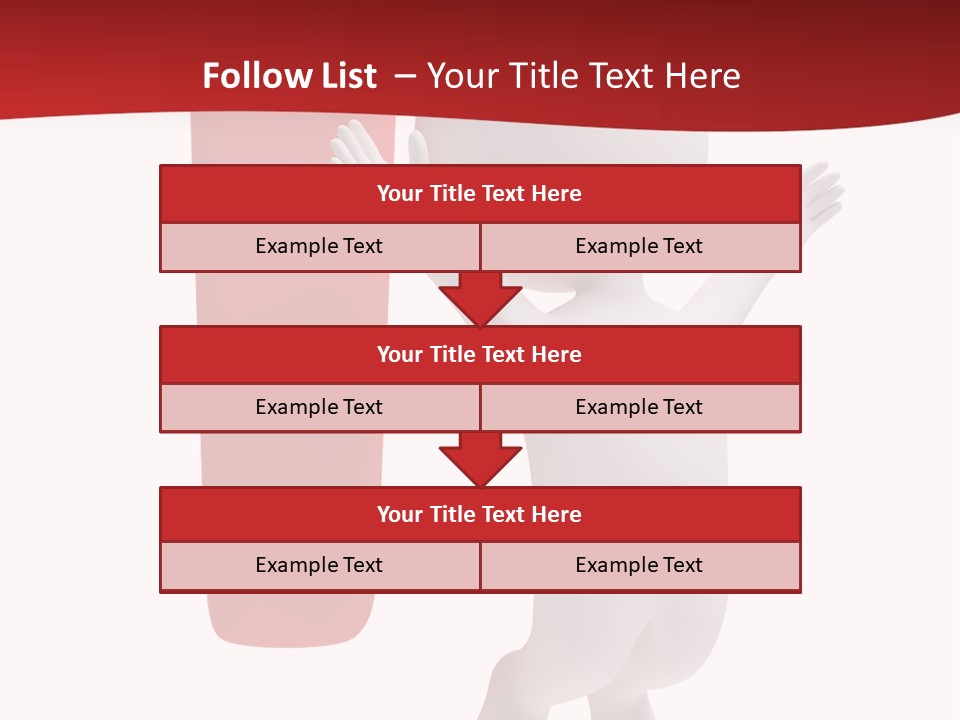 Wonder Abstract Red PowerPoint Template