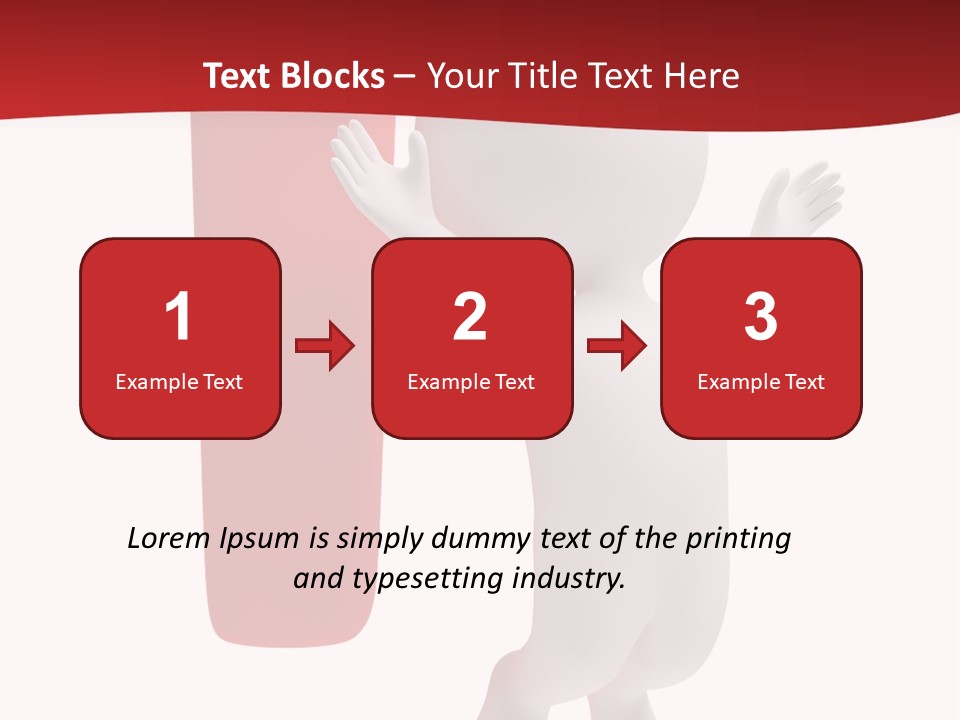 Wonder Abstract Red PowerPoint Template