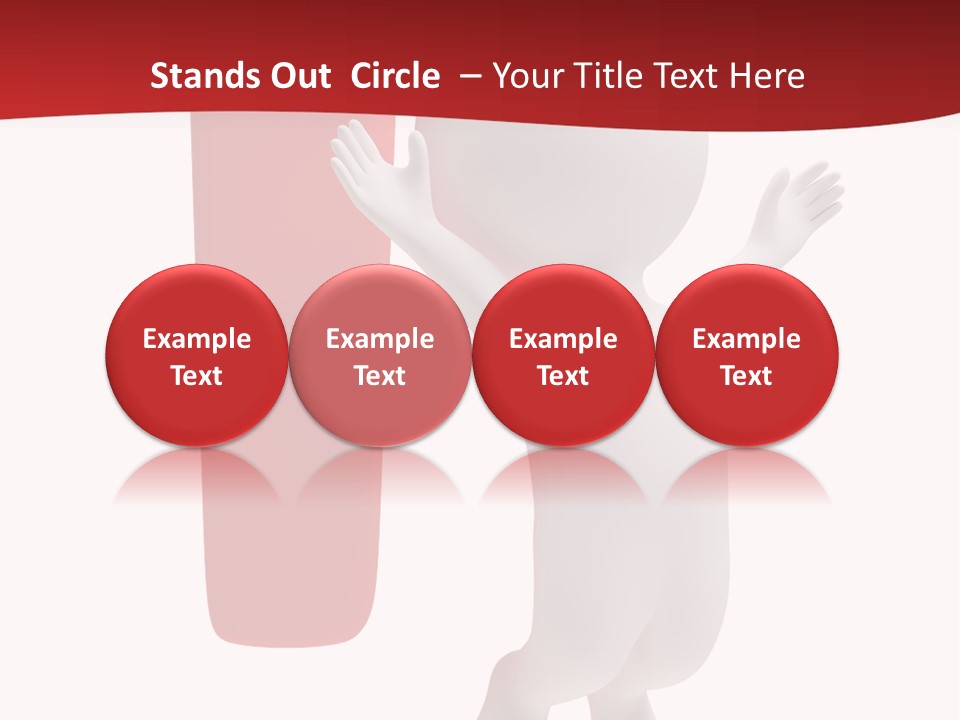 Wonder Abstract Red PowerPoint Template