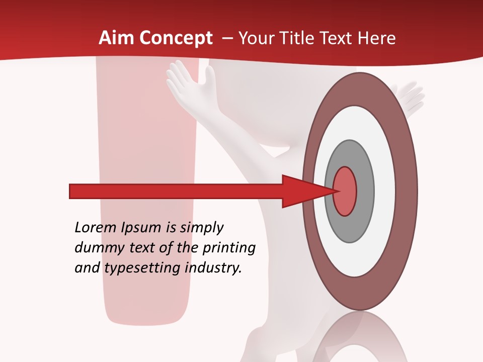 Wonder Abstract Red PowerPoint Template