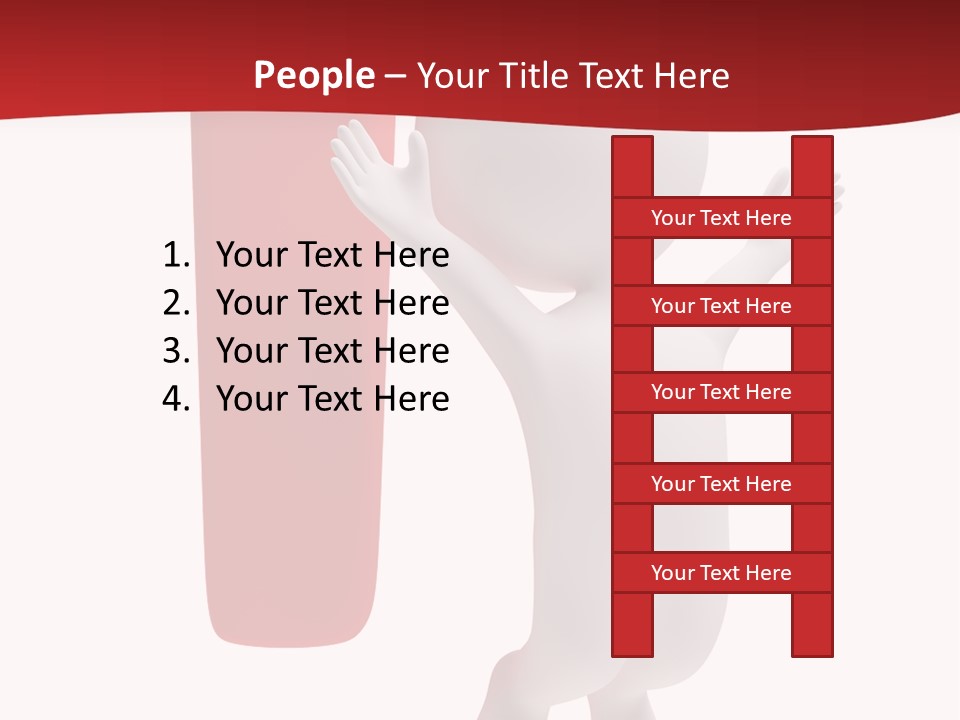 Wonder Abstract Red PowerPoint Template