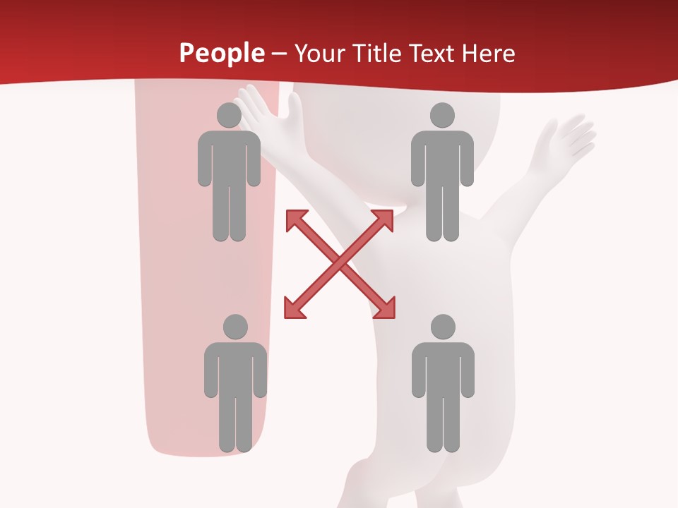 Wonder Abstract Red PowerPoint Template