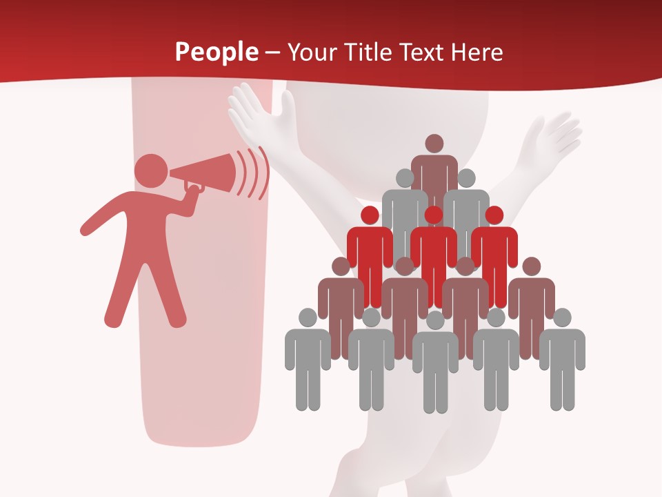 Wonder Abstract Red PowerPoint Template