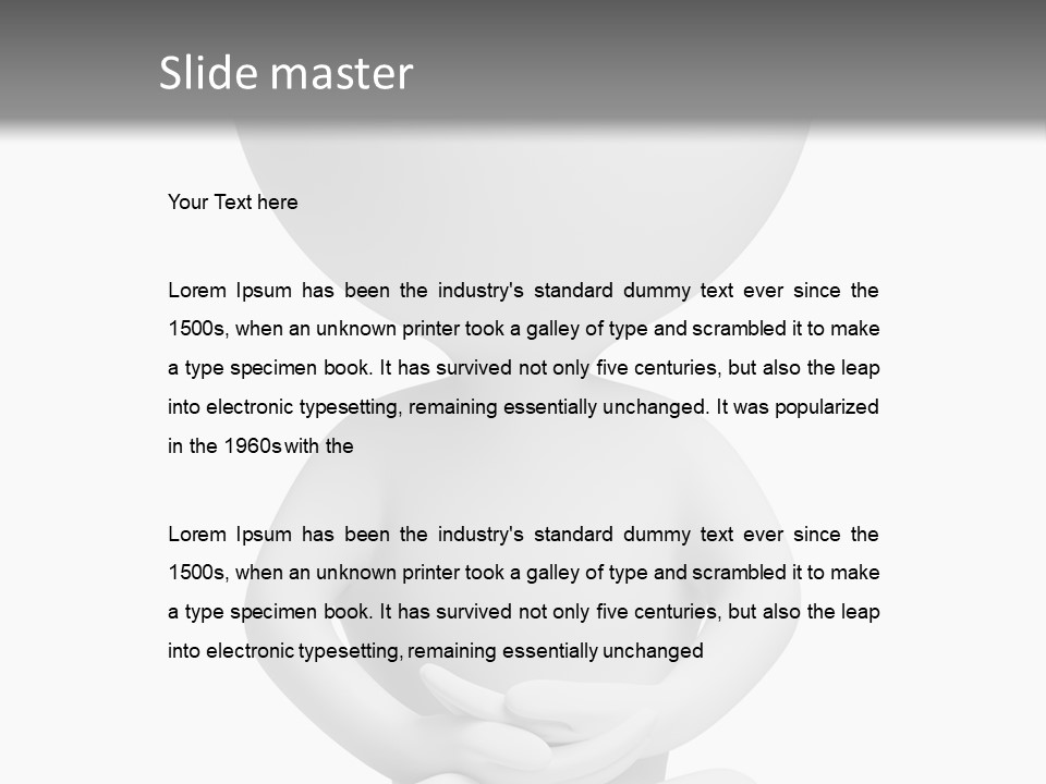 Meditation Balance Body PowerPoint Template