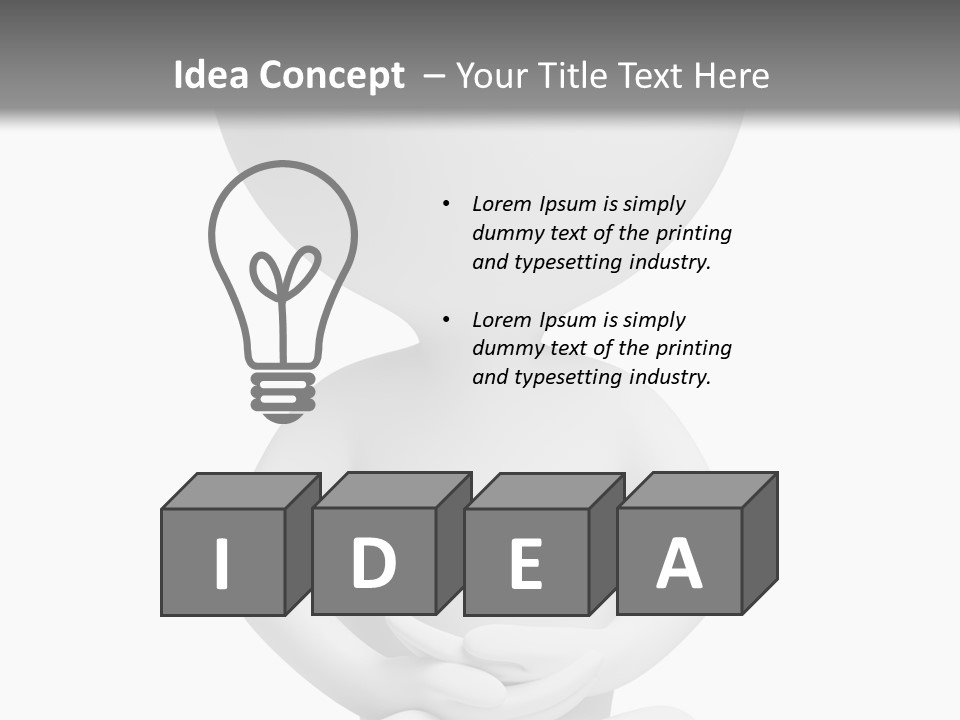 Meditation Balance Body PowerPoint Template