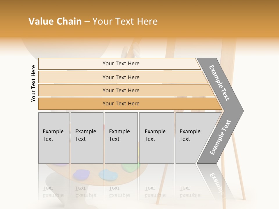 A Person Holding A Paintbrush And A Paint Palette PowerPoint Template