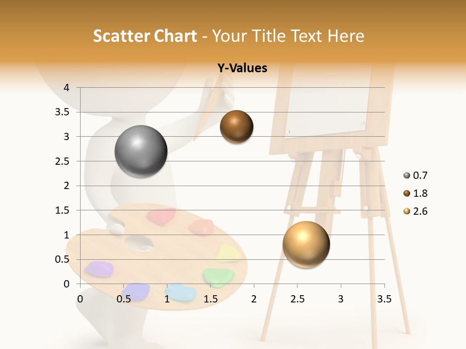 A Person Holding A Paintbrush And A Paint Palette PowerPoint Template
