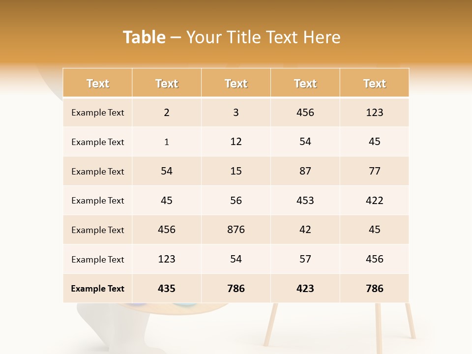 A Person Holding A Paintbrush And A Paint Palette PowerPoint Template