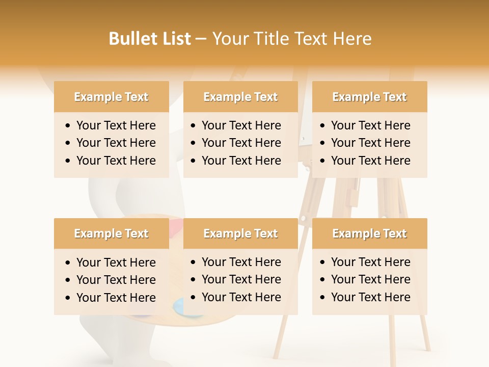 A Person Holding A Paintbrush And A Paint Palette PowerPoint Template