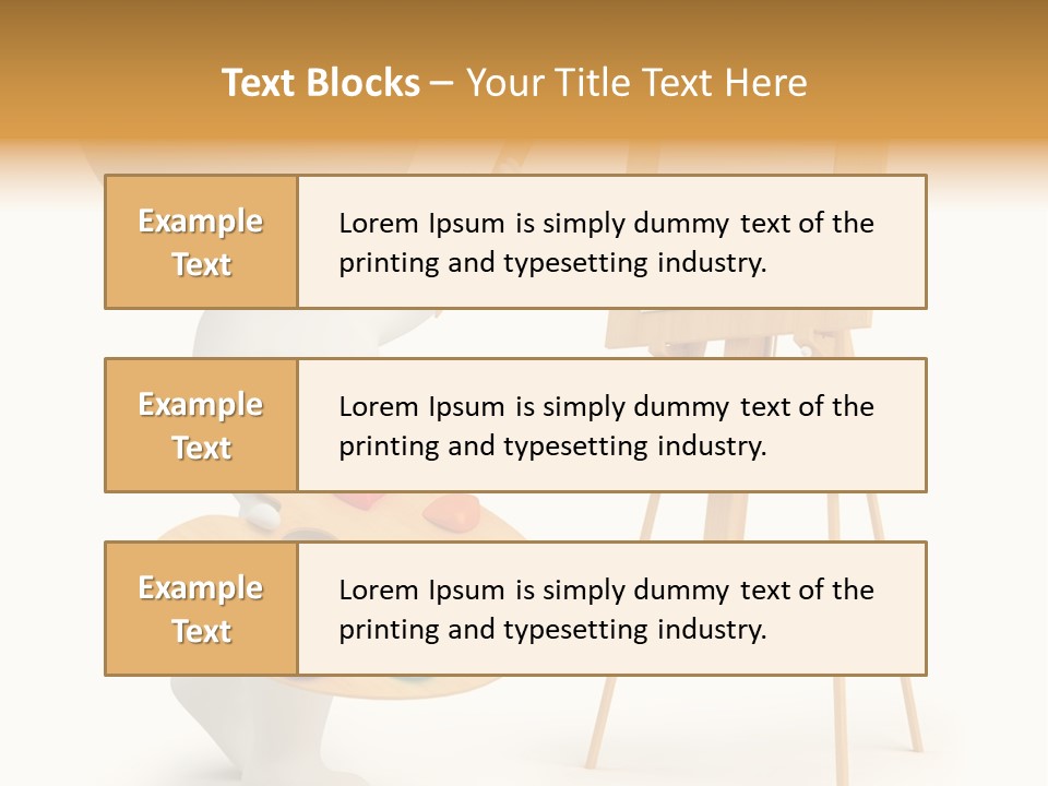 A Person Holding A Paintbrush And A Paint Palette PowerPoint Template