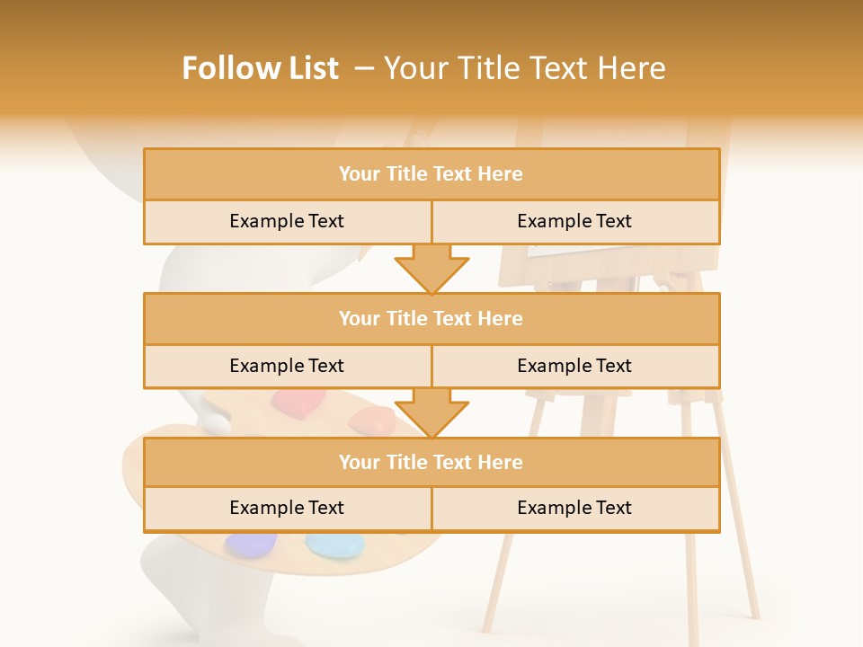 A Person Holding A Paintbrush And A Paint Palette PowerPoint Template