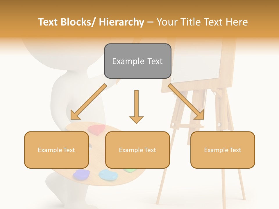 A Person Holding A Paintbrush And A Paint Palette PowerPoint Template