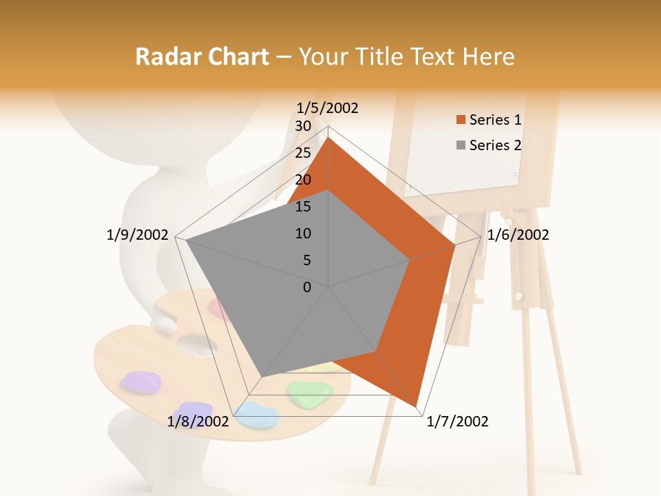 A Person Holding A Paintbrush And A Paint Palette PowerPoint Template