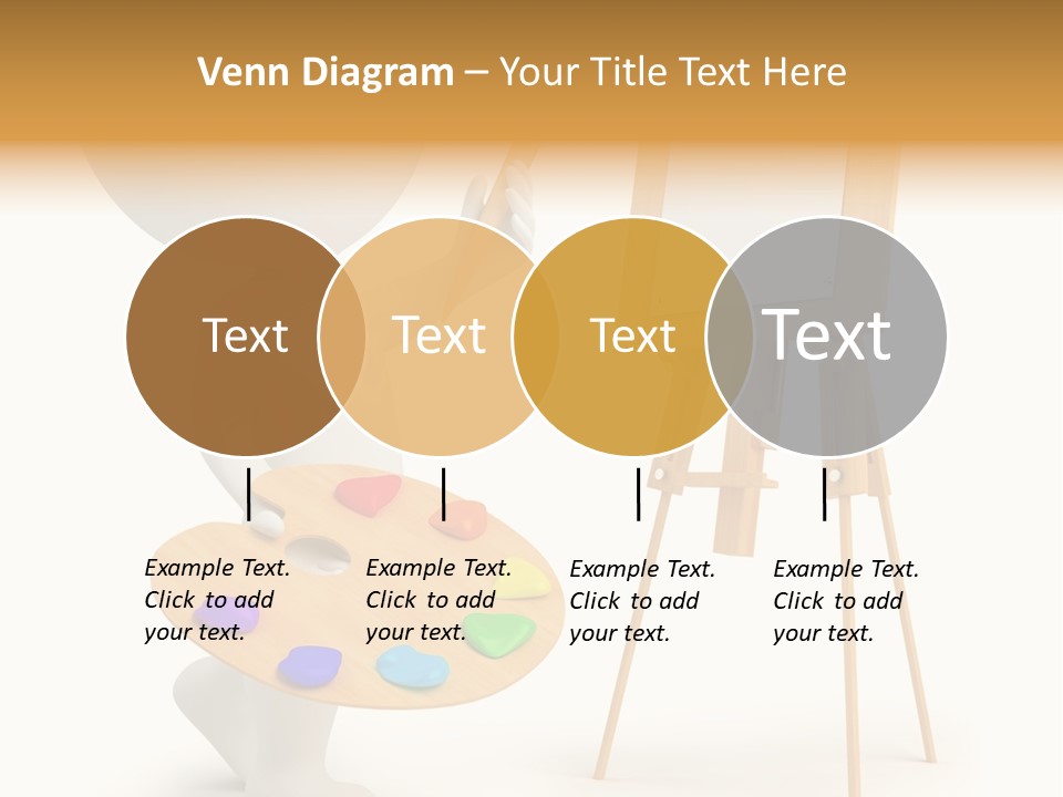 A Person Holding A Paintbrush And A Paint Palette PowerPoint Template