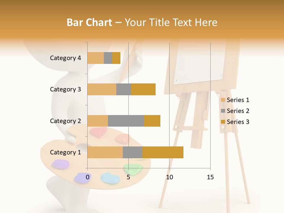 A Person Holding A Paintbrush And A Paint Palette PowerPoint Template