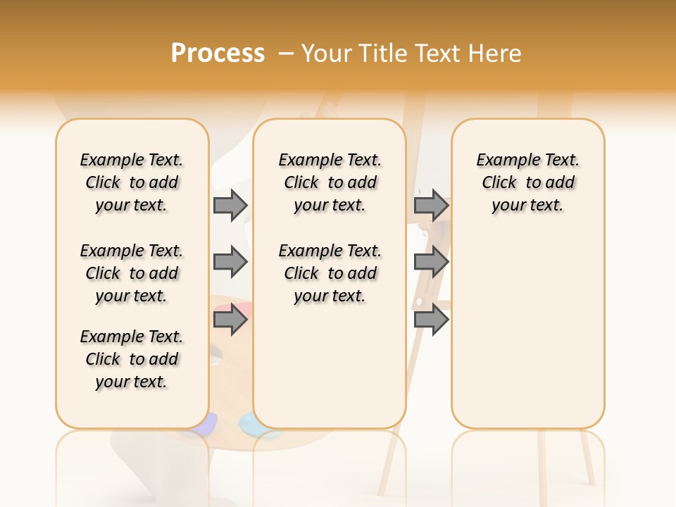 A Person Holding A Paintbrush And A Paint Palette PowerPoint Template
