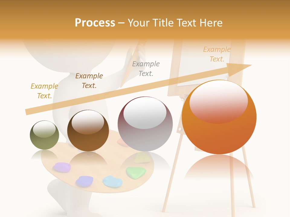 A Person Holding A Paintbrush And A Paint Palette PowerPoint Template