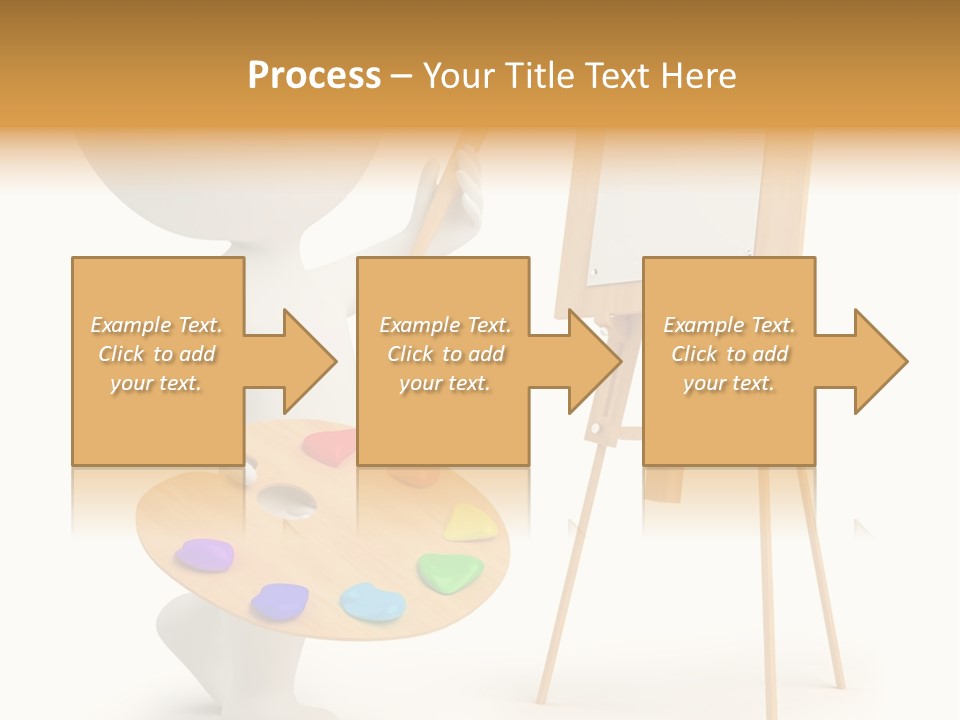 A Person Holding A Paintbrush And A Paint Palette PowerPoint Template