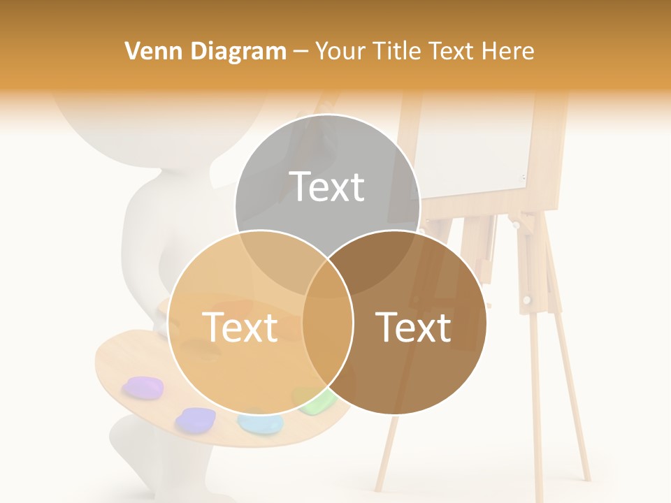 A Person Holding A Paintbrush And A Paint Palette PowerPoint Template