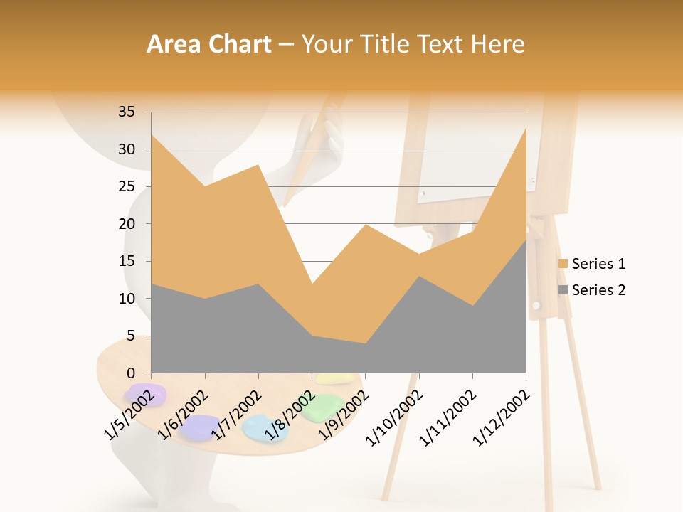 A Person Holding A Paintbrush And A Paint Palette PowerPoint Template
