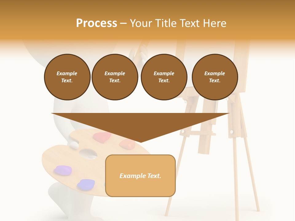 A Person Holding A Paintbrush And A Paint Palette PowerPoint Template